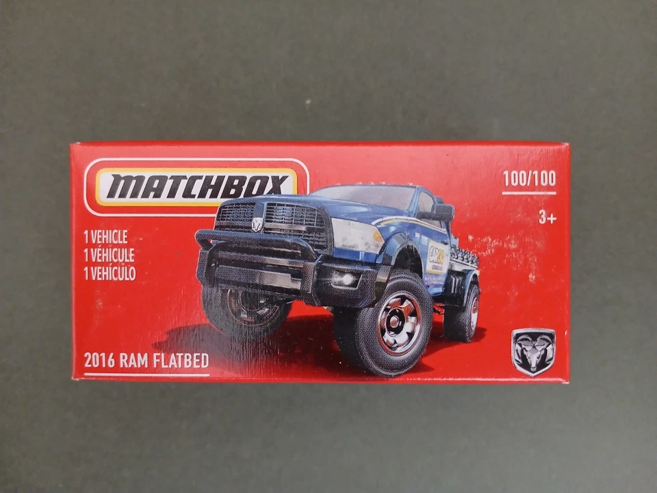 Matchbox 2016 Ram plataforma plana, sin abrir, en caja. Foto 1 de 1