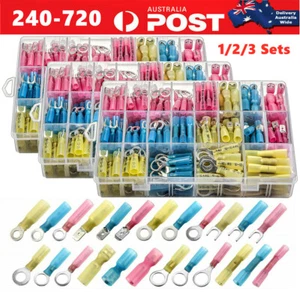AU Electrical Heat Shrink Wire Crimp Connectors Marine Automotive Terminals❤❤❤ - Picture 1 of 15