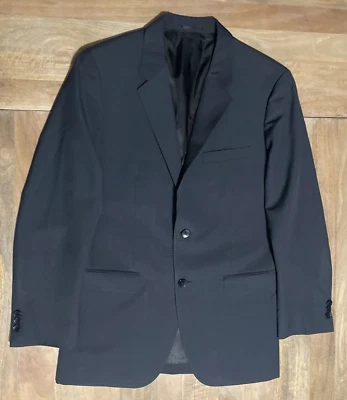 Theory Xylo JS Black Striped Wool Blazer Mens 40R Slim Fit Sport Coat Jacket - Image 1 of 4