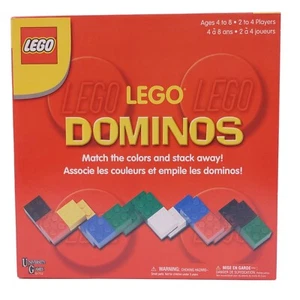 LEGO Dominos Dominoes Juego de Mesa por University Games 100% Completo  - Imagen 1 de 4