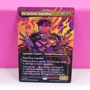Far Fortune, End Boss Borderless R MTG Aetherdrift M/NM, English - Picture 1 of 18