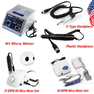 Pulidora dental eléctrica micromotor 40K/35K RPM unidad de mano de pulido - Imagen 1 de 29