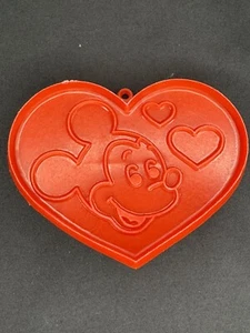 Vtg Disney Productions Mickey Mouse Heart Cookie Cutter Valentine’s Day - Picture 1 of 3