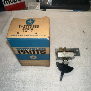 1970 1971 Challenger Cuda Windshield Wiper Switch N O S MoPar - Picture 1 of 7