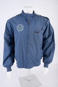 Members Only Mens Golf is My Bag Blue Jacket Coat Lightweight Size Large Zip Up - Picture 1 of 6
