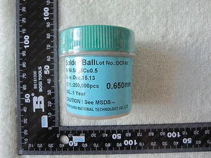 250k 0,65mm 0,65mm BGA Lötkugeln PB bleifrei RoHS - Bild 1 von 1
