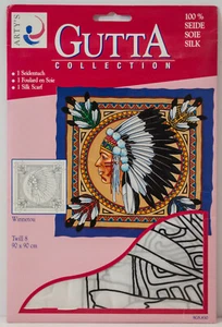 Seidentuch, ARTY'S Gutta Collection, "WINNETOU" 90x90cm, Twill 8 - Bild 1 von 5