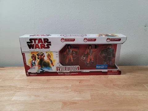 Hasbro Star Wars Walmart Exclusive Legacy Collection Evolutions REBEL PILOTS Cover