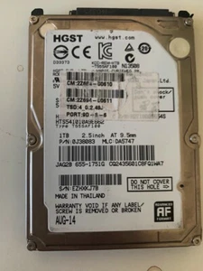 Disco duro Apple Macbook Pro 2,5 pulgadas 5400 rpm 1 tb con OSX 10,13 High Sierra - Imagen 1 de 4