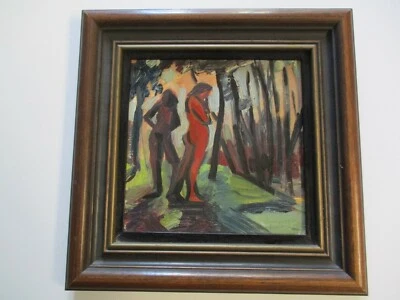 Pintura Modernismo Mediados de Siglo Expresionismo Abstracto Mujer Naturaleza Mujeres Años 50’s Foto 1 de 4