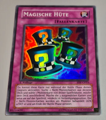 Magische Hüte # PSV-G033 1.Auflage Super Rare Pharaoh's Servant 2002 DE N.Mint - Bild 1 von 4
