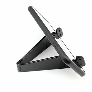 Black Portable Mini Folded Table Desk Stand Holder Mount for Mobile Phone iPhone