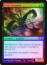 Giant Scorpion FOIL Magic 2013 / M13 NM Black Common MAGIC MTG CARD ABUGames