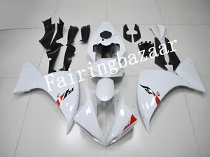 Kit de carenado de carrocería de inyección ABS 2009-2011 YZF R1 blanco perla rojo - Imagen 1 de 8