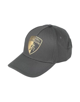 NWT Automobili Lamborghini Shield Logo Adjustable Cap Hat Grey - Image 1 of 3