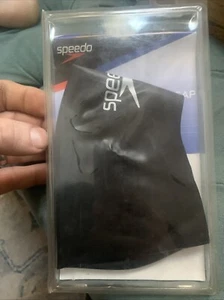 Speedo Unisex Erwachsene Badekappe Silikon Elastomer schwarz Haarkappe Schwimmbad - Bild 1 von 1