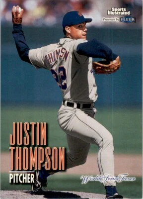 1998 Sports Illustrated World Series Fever Justin Thompson Detroit Tigers #135 - Image 1 of 2