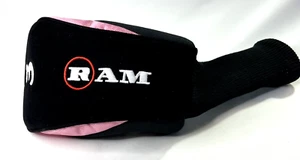 Ram Driver 3 Wood Golf Club Head Cover Pink and Black - Picture 1 of 6