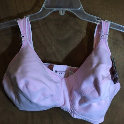 Womens MATERNITY Nursing Bra, LaLeche League, Pink, 4103X  40dd/e b025 - Image 1 of 4
