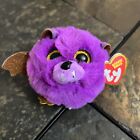 TY - Beanie Balls - Plush - Purple Bat - Hastie **NEW / FREE SHIPPING**