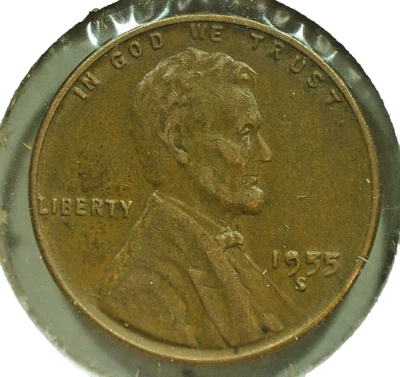 CINCO DE MAYO EVENT BEGINS-U.S. 1955 S WHEATIE "DATE & MINT CUD" ERROR 1c KM#132 - Image 1 of 4