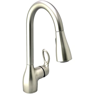 💲 Moen CA87011SRS Kleo One-Handle Pull-Down Kitchen Faucet - Stainless $357 - Picture 1 of 18