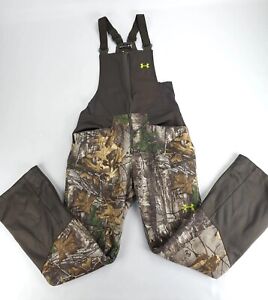 Under Armour Hunting Cold Gear Realtree Xtra Camo Storm 1 Bib Overalls Men Small