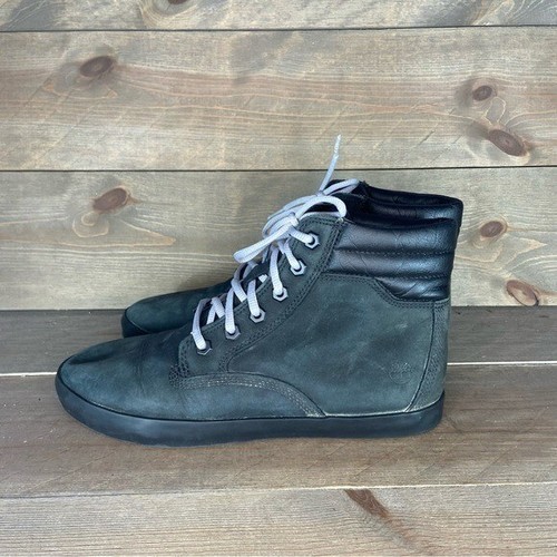 Timberland skyla bay linea donna misura 9 scarpe stivali alti stringati in pelle nera