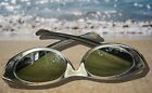 VTG Ray Ban USA Women’s Sunglasses Marche Cat Eye Silver Black Needs New Lenses