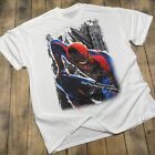 2XL Amazing Spider Man 2012 film t-shirt bande dessinée vintage marvel promo mad engine XXL