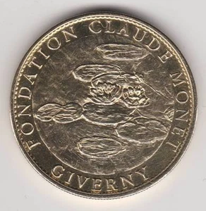 2006 TOKEN MEDAILLE SOUVENIR A-B -- 27 620 N°1 GIVERNY CLAUDE MONET NYMPHEAS - Foto 1 di 2