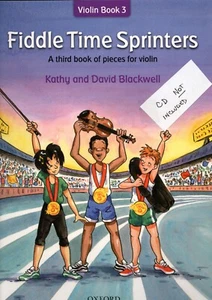 VIOLIN Sheet Music & Skills Book 3 FIDDLE TIME SPRINTERS. NO CD. Book only, EC+ - Picture 1 of 6