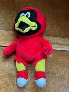 Red Plush Cutsy St. Louis Cardinal Bird Stuffed Animal - 8.5 inches high x 4.5 x - Picture 1 of 8