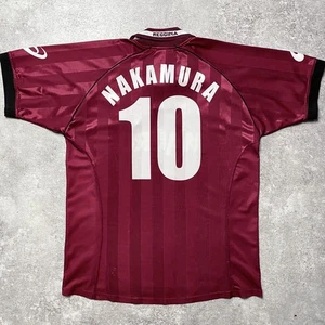 Asics Reggina Home Jersey 02-03 Nakamura #10 Authentic Football Soccer Shirt JPN - Picture 1 of 9