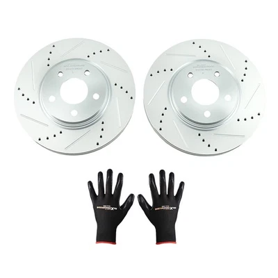 Front Drilled Brake Rotors Kit for Chevrolet Cobalt 2005-2006/HHR 2006-2010 - Image 1 of 4