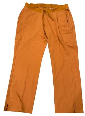 Mandala Women's Scrub Pants Size 2XL NWOT Golden Orange - Image 1 of 4