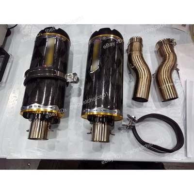 Sistema de tubos de escape de carbono para Suzuki Hayabusa GSX1300R 2021-2025 Foto 1 de 4