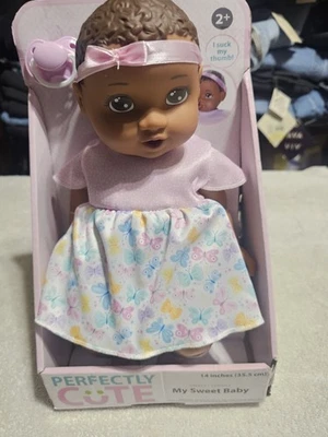 Boneca PERFEITAMENTE FOFA MINHA DOCE BEBÊ DOCE E FOFINHA 14" NOVA NA CAIXA - Imagem 1 de 3
