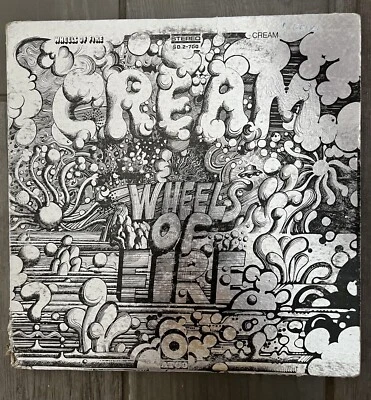 CREAM-Wheels Of Fire-1968-ATCO-SD-2-700-Double-Vinyl-Record-LP-early press-rare - Image 1 of 4