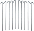 Tent Stakes Heavy Duty Metal, Galvanized Rust-Free Yard Stakes, Garden Edging Fe