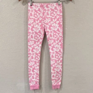 Member's Mark Girls 8 Pajama Pants Pink Floral 100% Cotton Coconut Girl Tropical - Picture 1 of 7