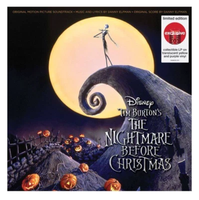 NEW THE NIGHTMARE BEFORE CHRISTMAS Vinyl 2-LP Walt Disney D003820301 (1993) - Image 1 of 4