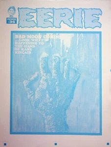 Eerie Warren Magazine #36 Publishing Master Enrich Torres prueba de portada 1971 #WA - Imagen 1 de 2
