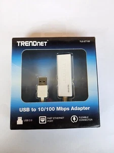TRENDnet TU2-ET100 USB 2.0 to 10/100 Mbps Ethernet Adapter White - Picture 1 of 2