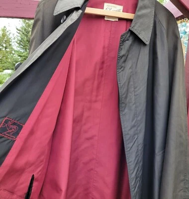 Abrigo de Colección Mujer LG/38 Elegante Seda Marrón Hecho en Japón Lloyds of Grand Rapids Foto 1 de 4