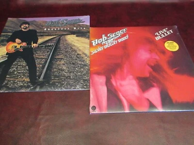BOB SEGER VERIFIED GREATEST HITS COLORED VINYL RARE LPS+ LIVE BULLET WITH LITHO - Image 1 of 3
