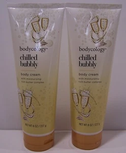 Lot of 2 Bodycology CHILLED BUBBLY Body Cream 8oz (Each) - Picture 1 of 2