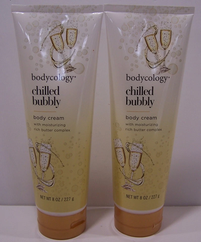 Bodycology Chilled Bubbly Body Cream Moisturizing Rich Butter 8 oz