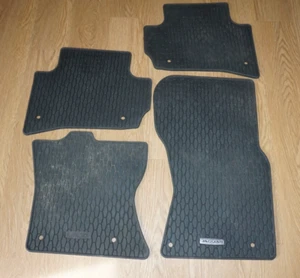 GENUINE JAGUAR FLOOR RUBBER MATS FV6JA SET OF 4 - Picture 1 of 2