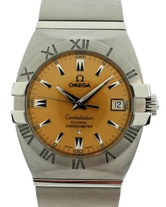 Men's 35mm Omega Constellation Co-Axial Watch Copper Dial- 1501.10! Box+ Papers! - Picture 1 of 12